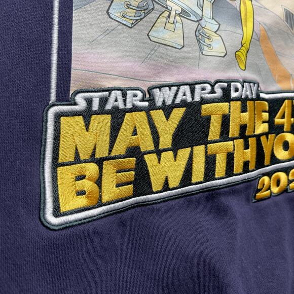 Disney Parks Star Wars May the 4th Be With You 2024 Long Sleeve Shirt LARGE - Picture 3 of 7